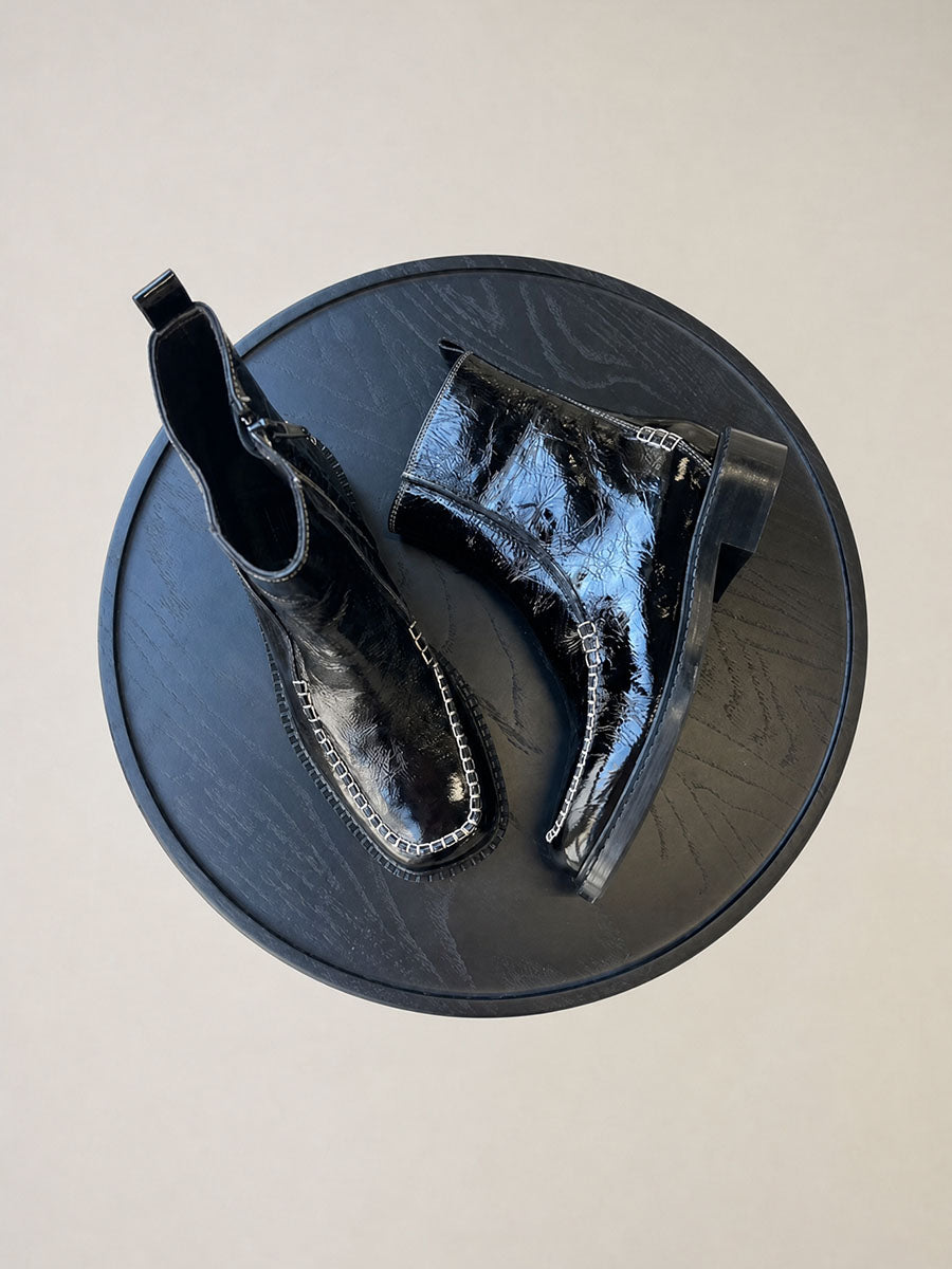 Billi Bi - Ankle Boots B1183 - Black Naplack