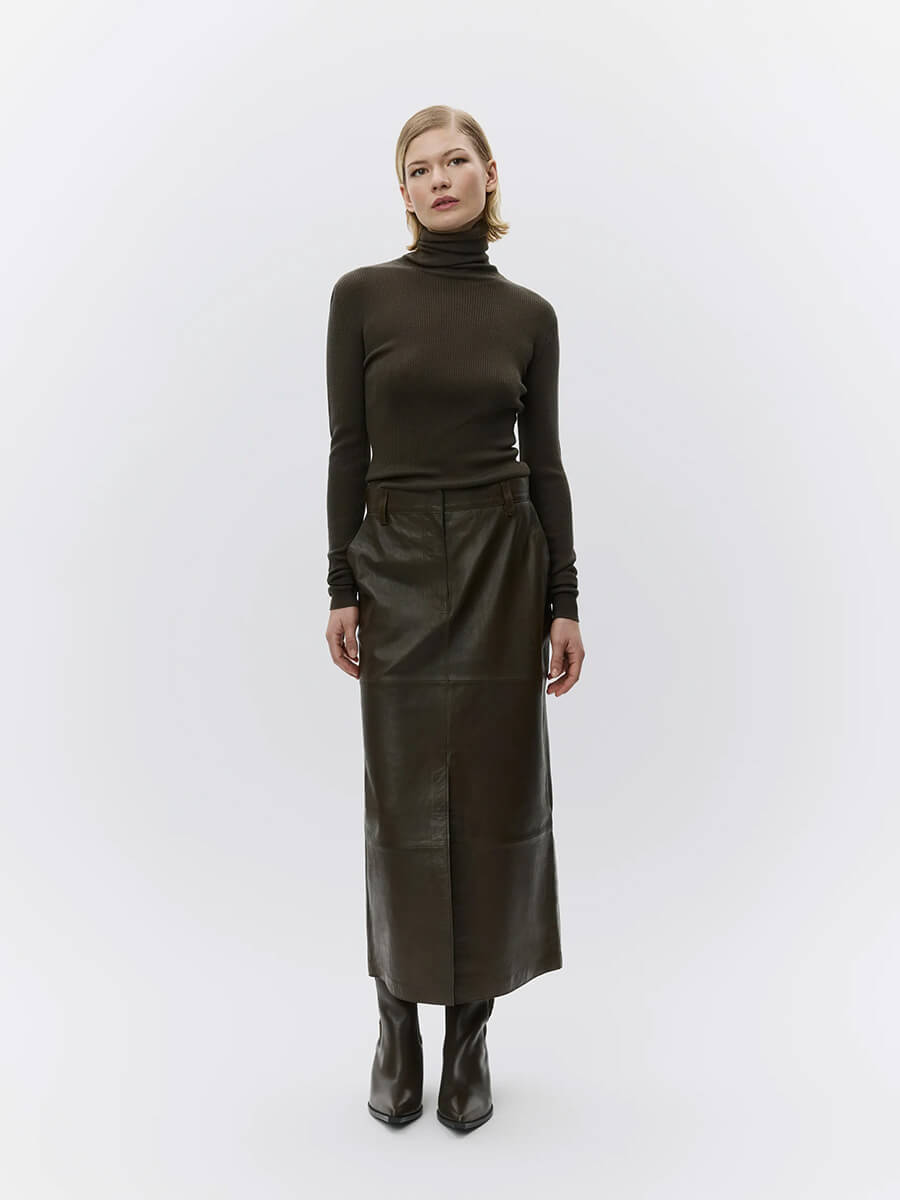 DAY BIRGER ET MIKKELSEN Anna Leather Skirt