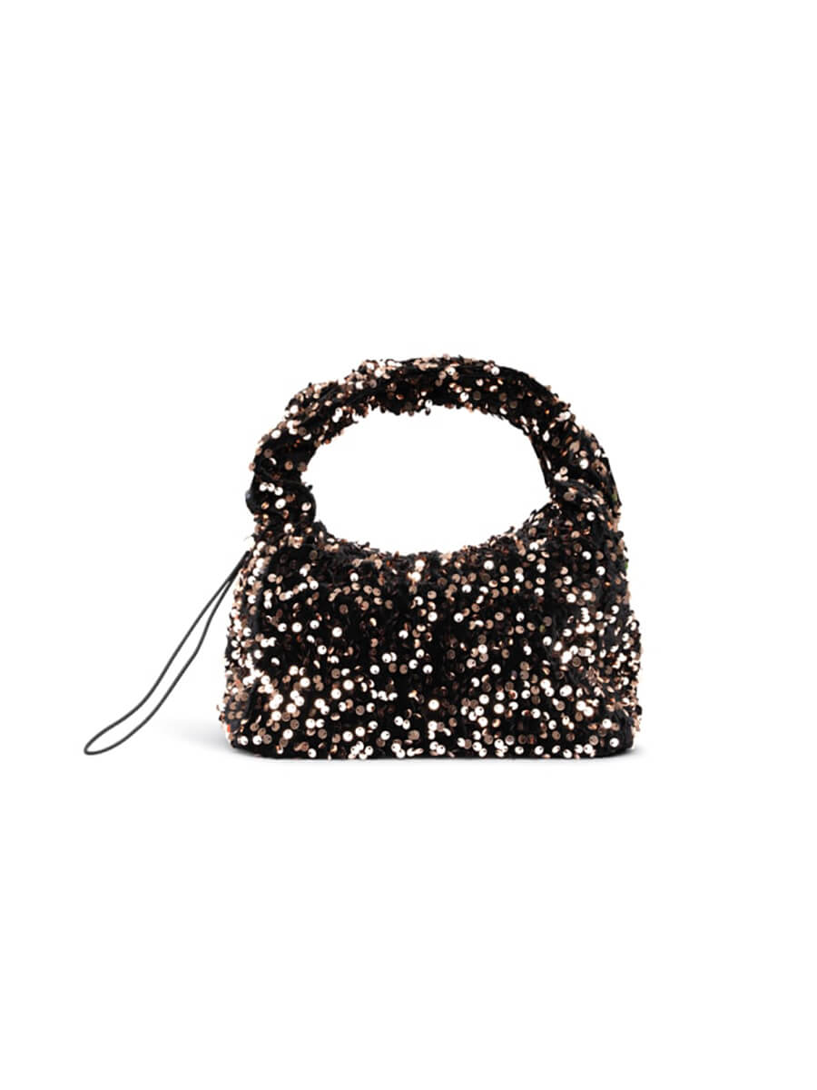 Anne Sequins Bag - Brown