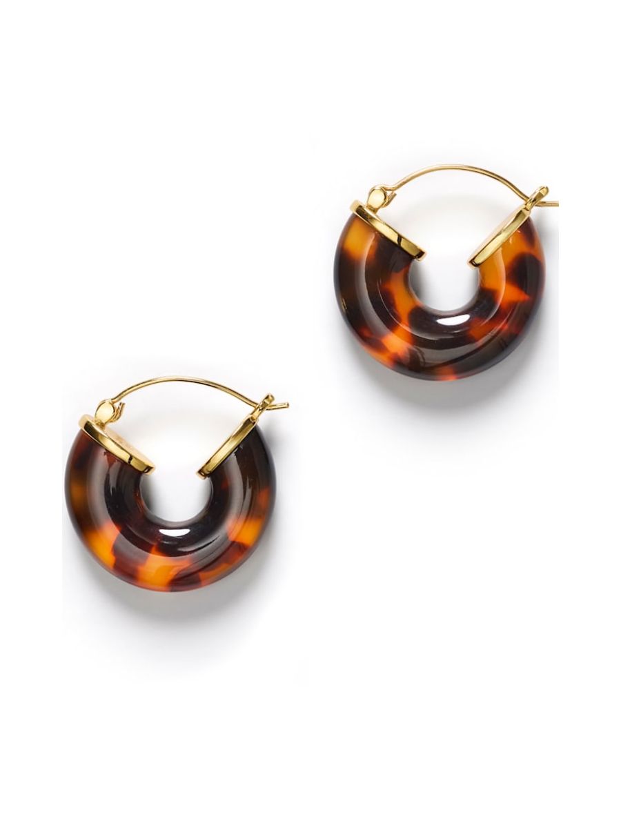 Anni Lu - Big Swell Hoops - Golden Tortoise