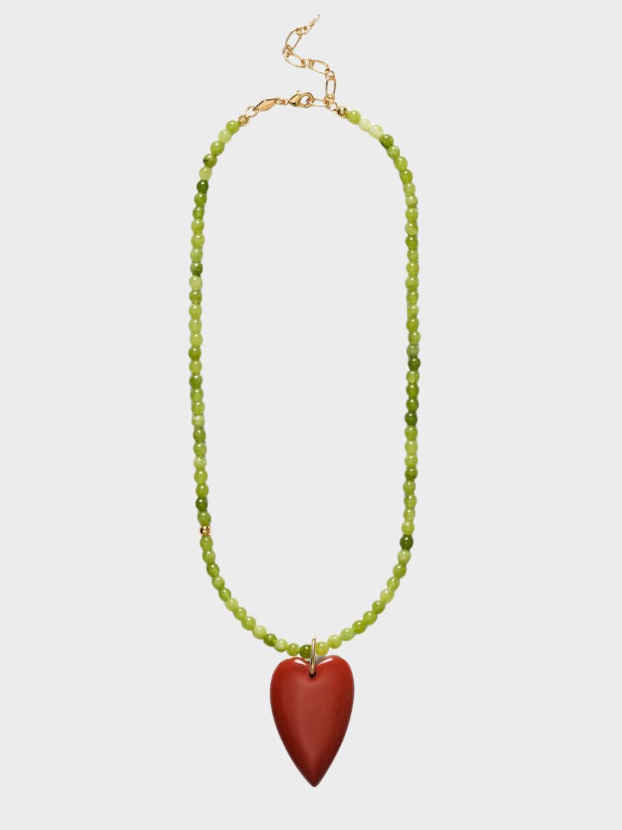 Anni Lu - Grasshopper Necklace - Avocado Oil