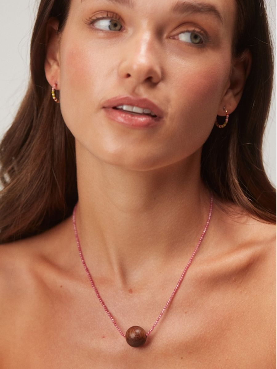 Anni Lu - Pink Mood Necklace - Hibiscus Soda