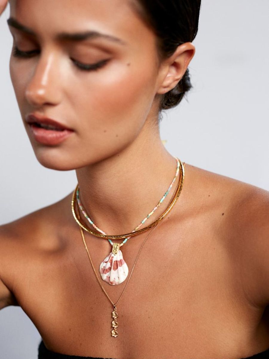 Anni Lu - Triple Sun Necklace - Gold