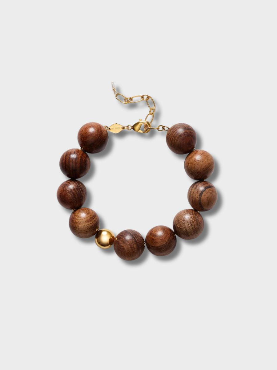 Anni Lu - Woody Bracelet - Hot Chocolate