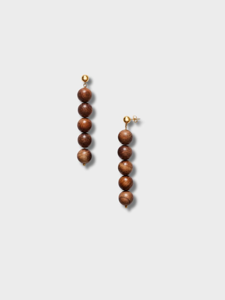 Anni Lu - Woody Earrings - Hot Chocolate