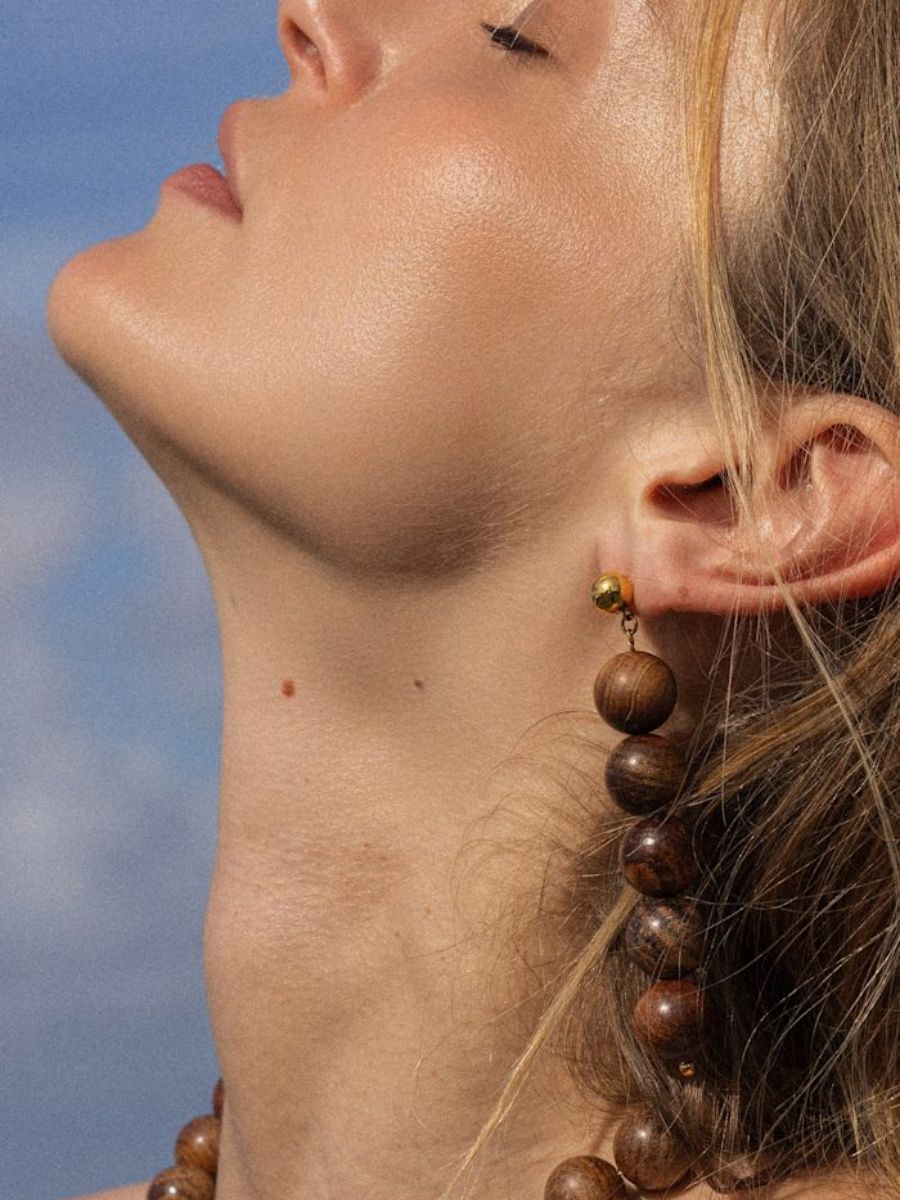 Anni Lu - Woody Earrings - Hot Chocolate