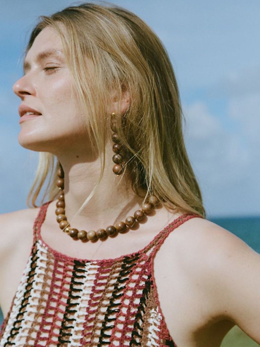 Anni Lu - Woody Earrings - Hot Chocolate