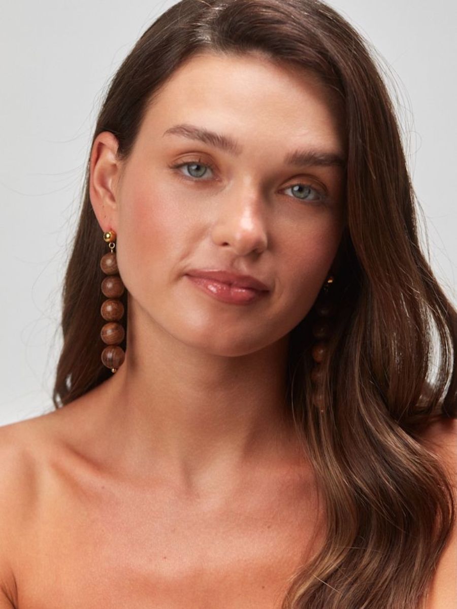 Anni Lu - Woody Earrings - Hot Chocolate