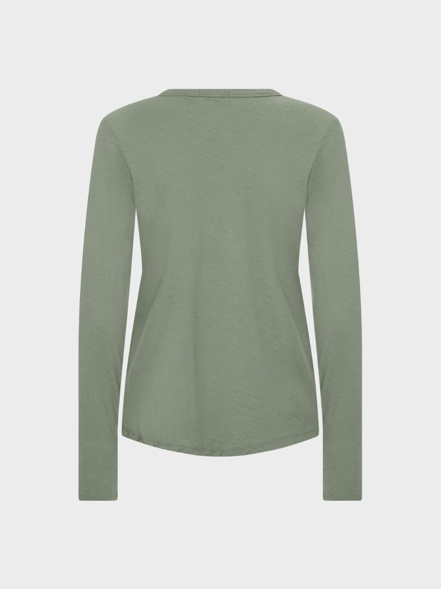 Levete Room - Any3 Long Sleeve Crew Neck T-Shirt - Laurel