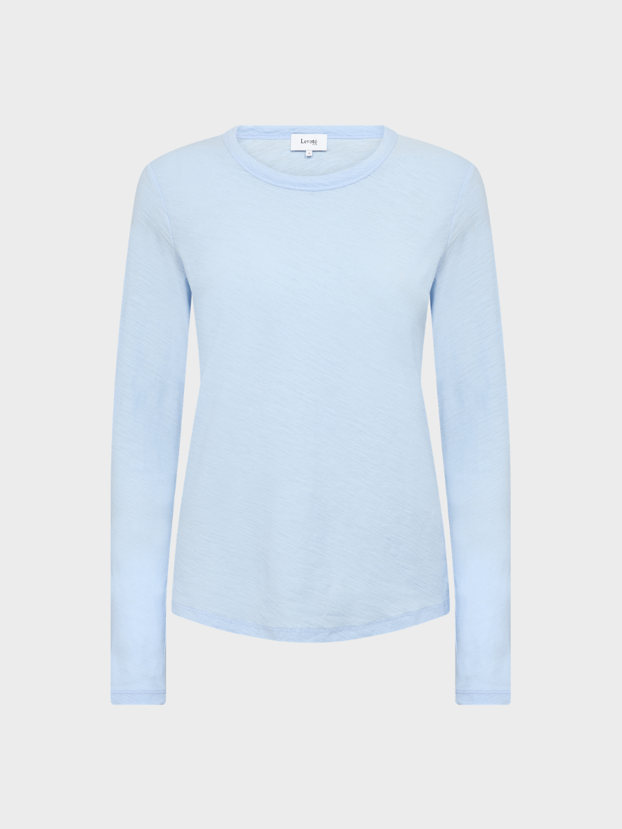 Levete Room - Any3 Long Sleeve T-Shirt - Windsurf Blue
