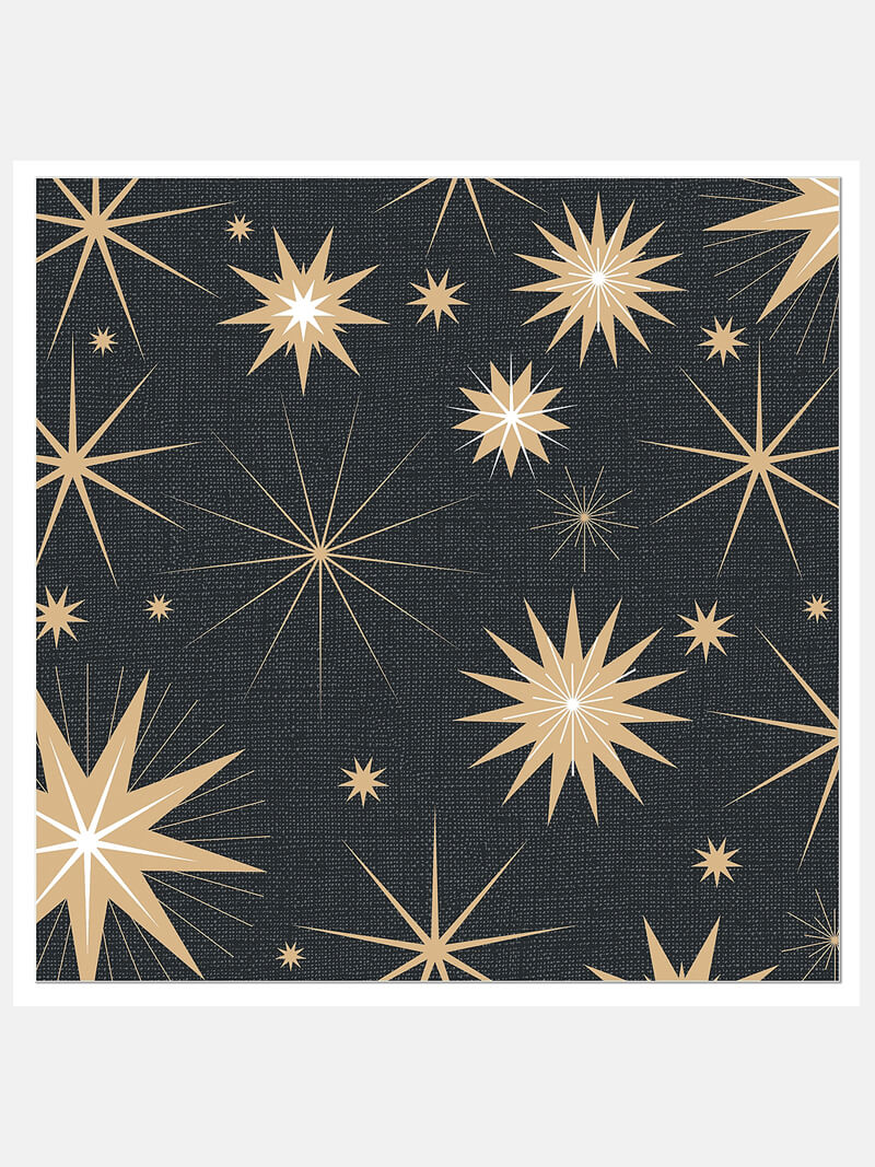 artebene Anthracite Star Napkins