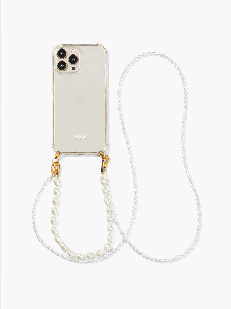 Ateljé Short Phone Cord - Cloudy