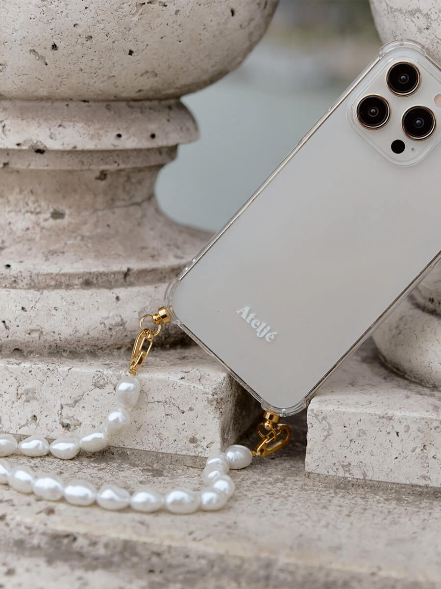 Ateljé Short Phone Cord - Cloudy