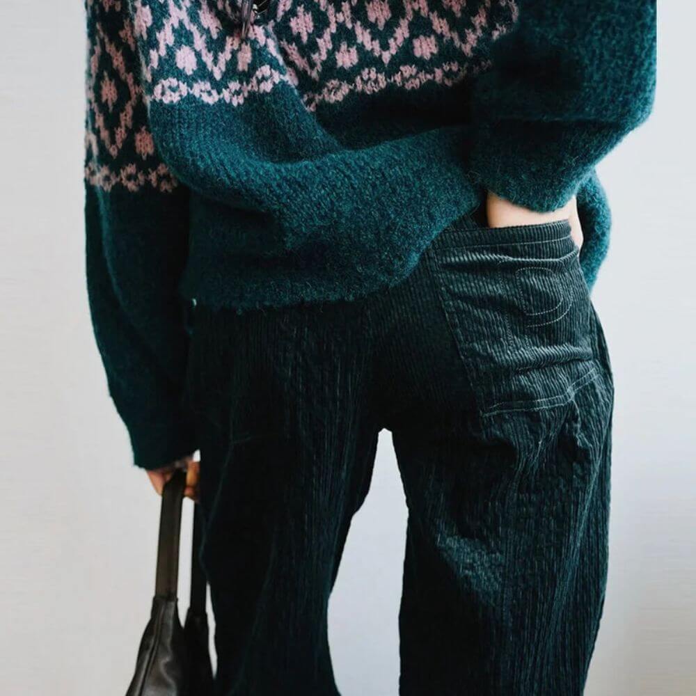 BAUM UND PFERDGARTEN
Nara Trousers - Bottle Dark Green