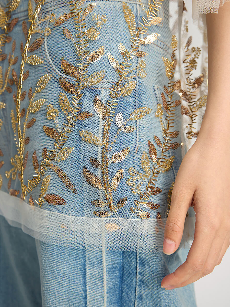 Munthe Babur Top - Gold