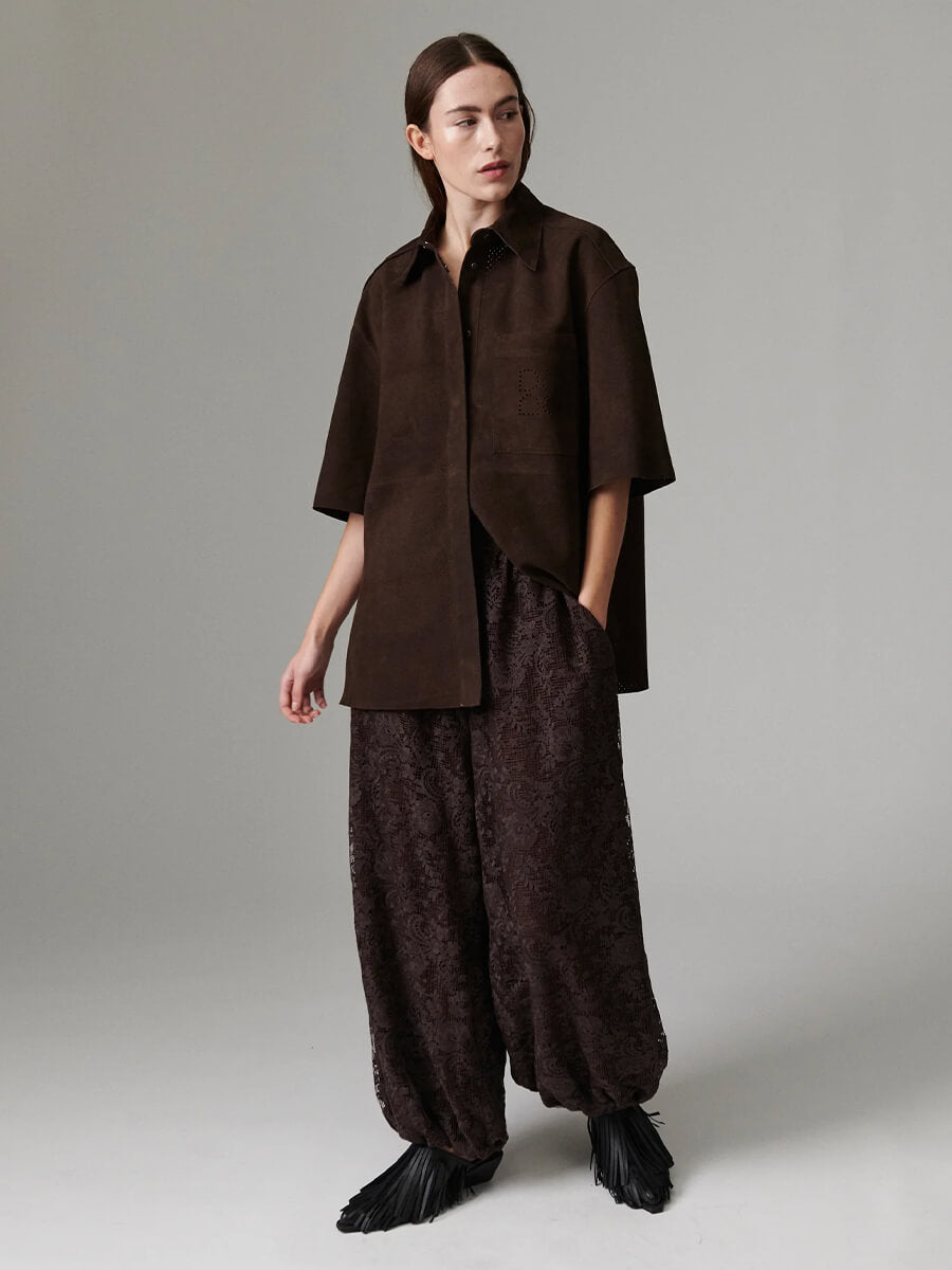 DAY BIRGER ET MIKKELSEN
Barbo Crochet Trousers - Coffee Bean