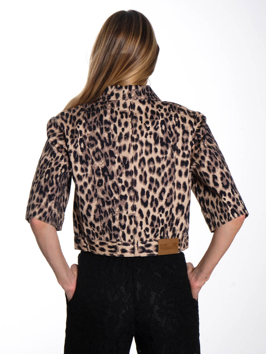 Majsa Shirt - Brown Baum Leopard