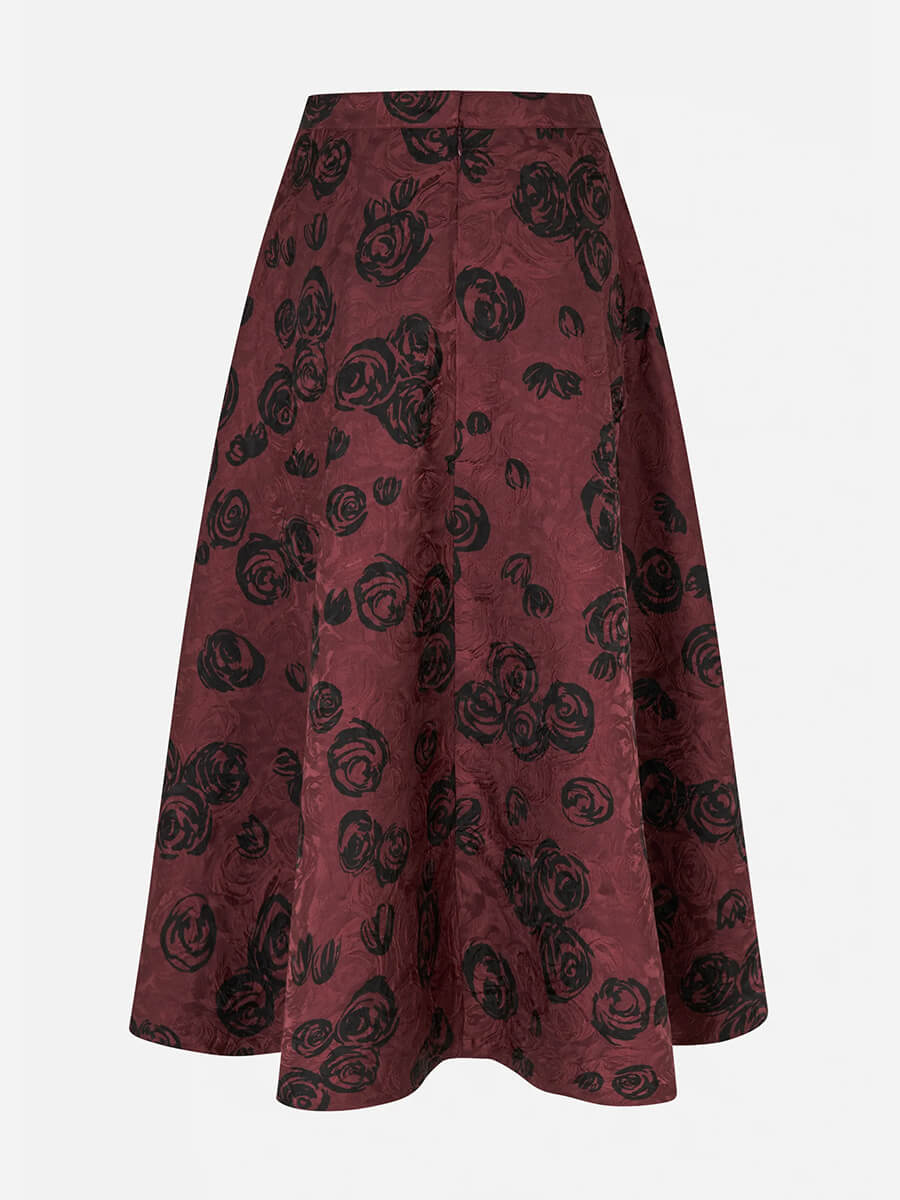 Baum-Und-Pferdgarten-Saye-Skirt-Bordeaux-Rose