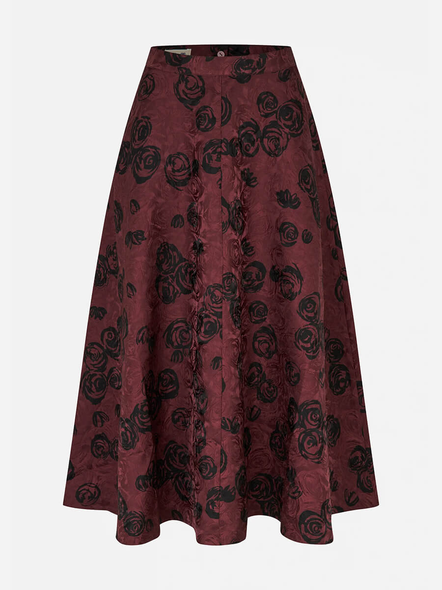 Baum-Und-Pferdgarten-Saye-Skirt-Bordeaux-Rose