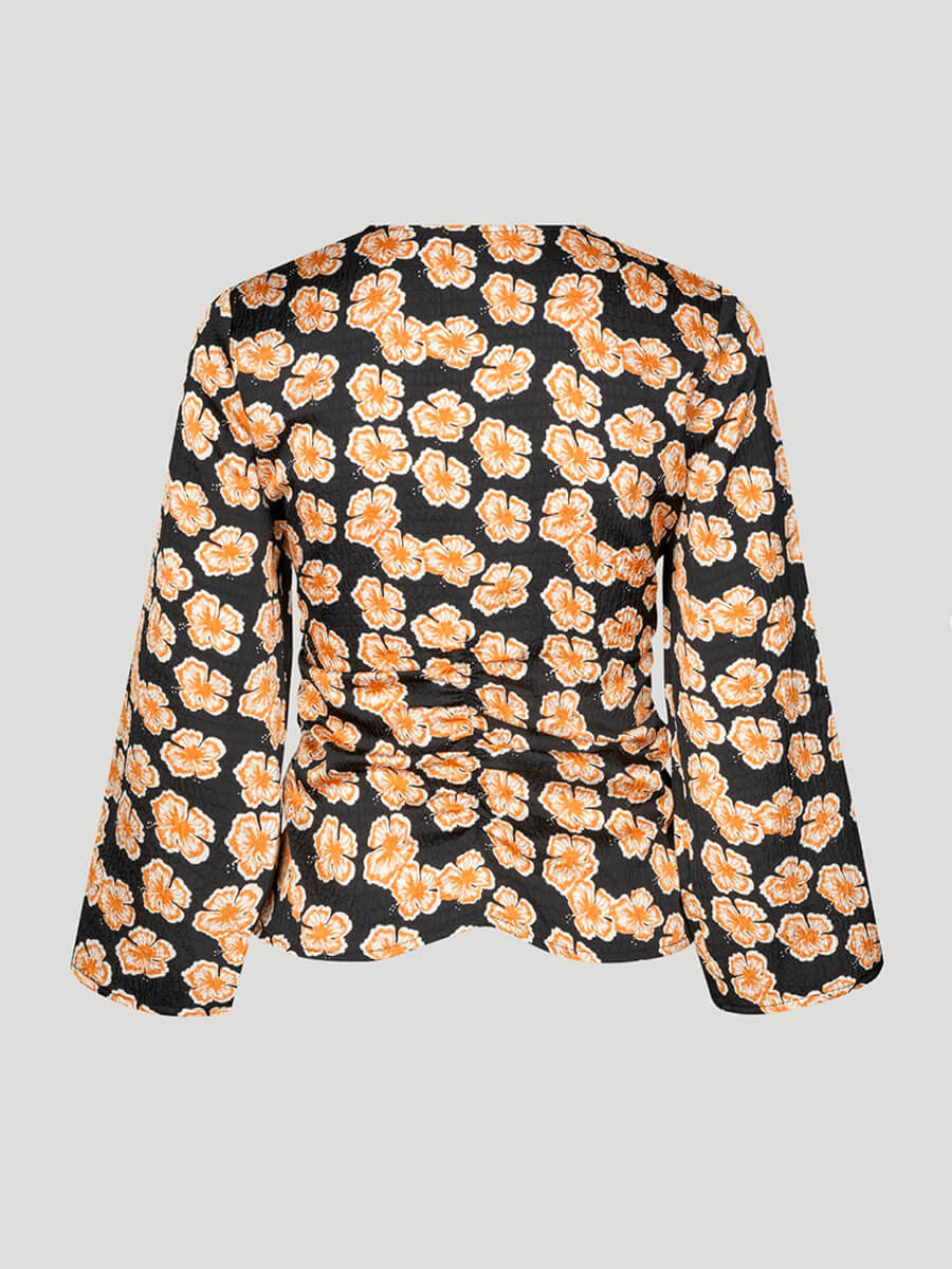 Baum und Pferdgarten Milis Blouse - Orange Hawaii Flower