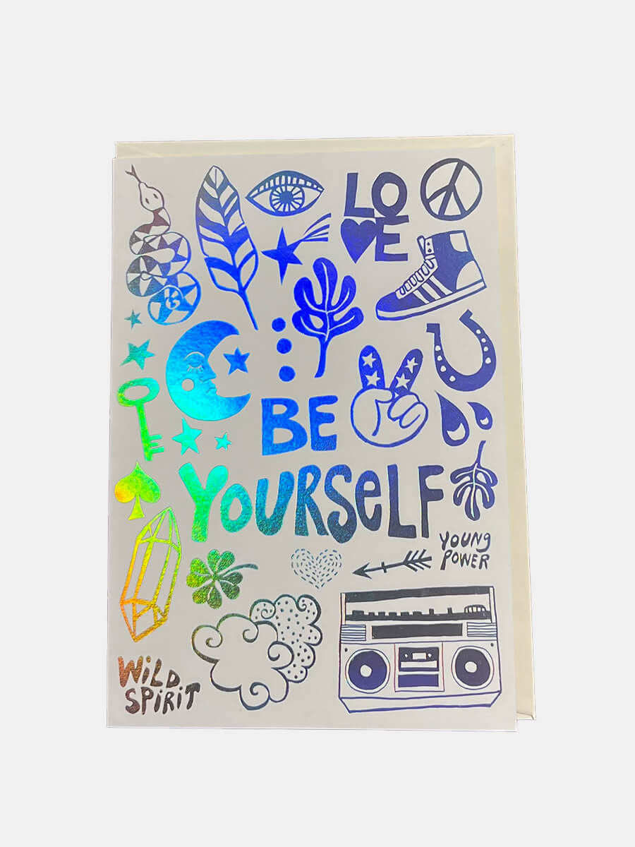 Summer Will Be Back Be Yourself Card