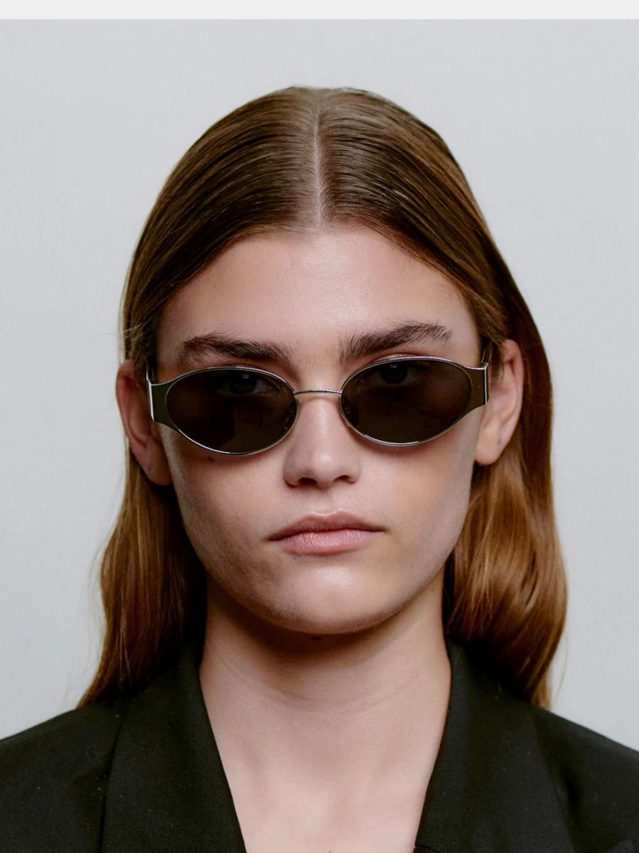 Bella Sunglasses - Silver Black