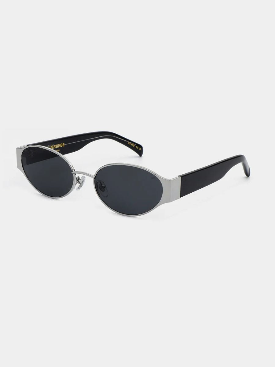 Bella Sunglasses - Silver Black