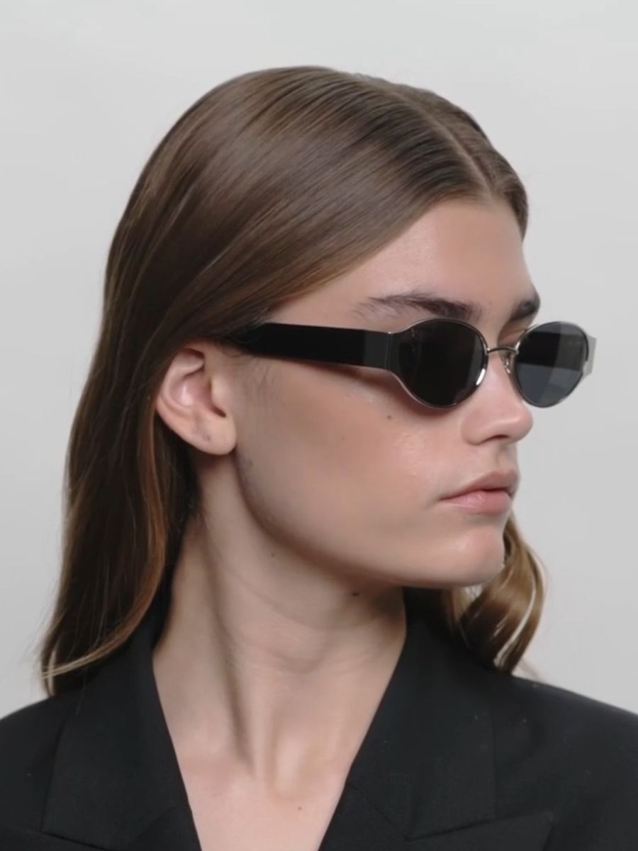 Bella Sunglasses - Silver Black