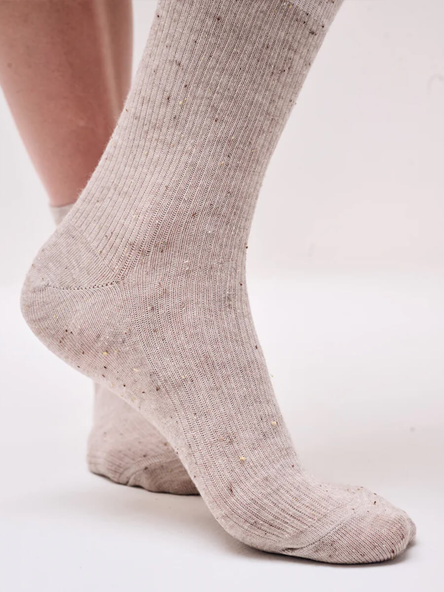 MP Denmark Betty Socks - Beige Melange