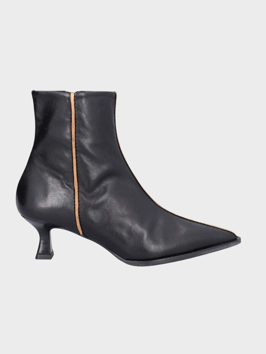 Billi Bi - Kitten Ankle Boots - Black Redwood