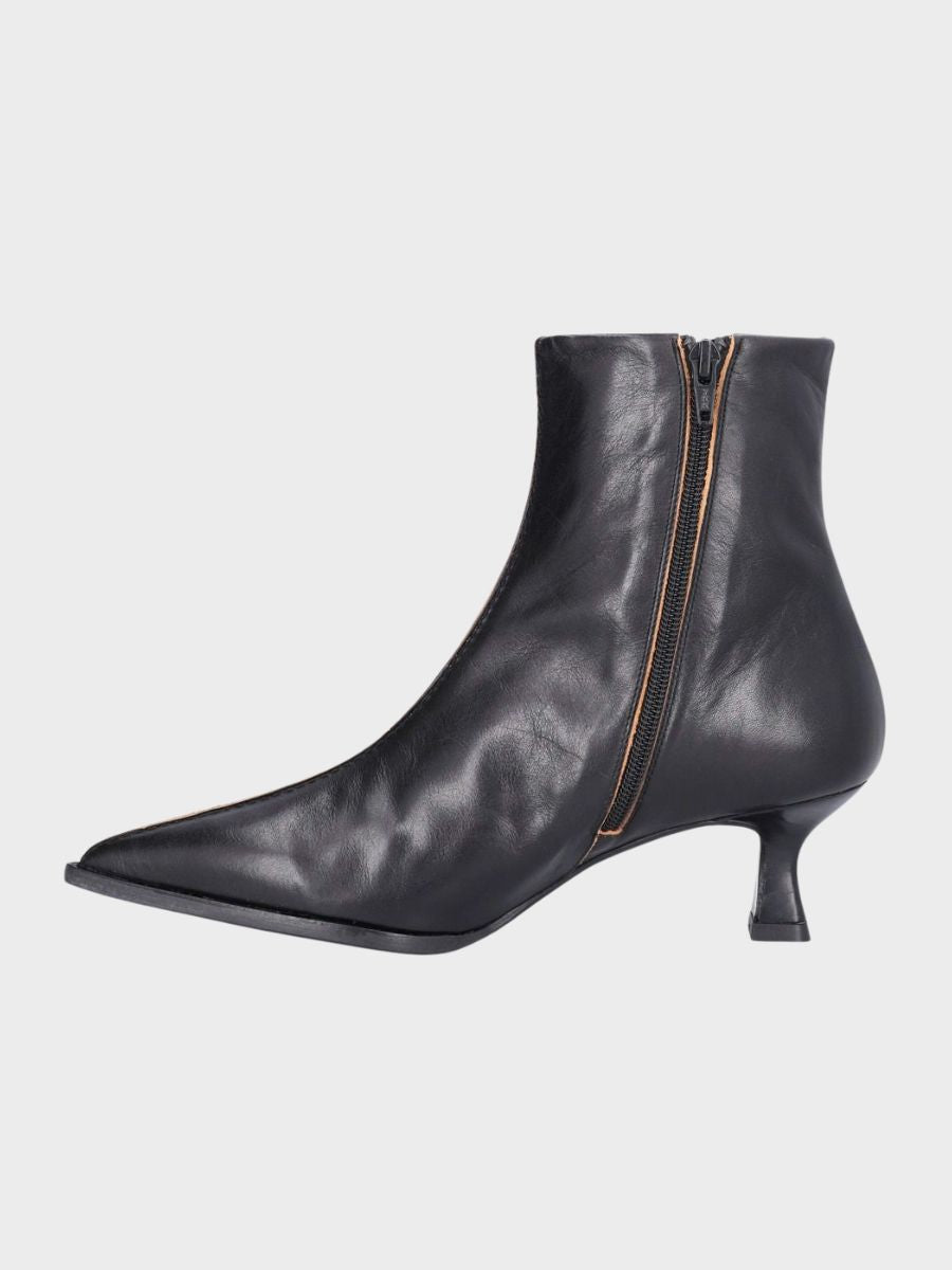 Billi Bi - Kitten Ankle Boots - Black Redwood