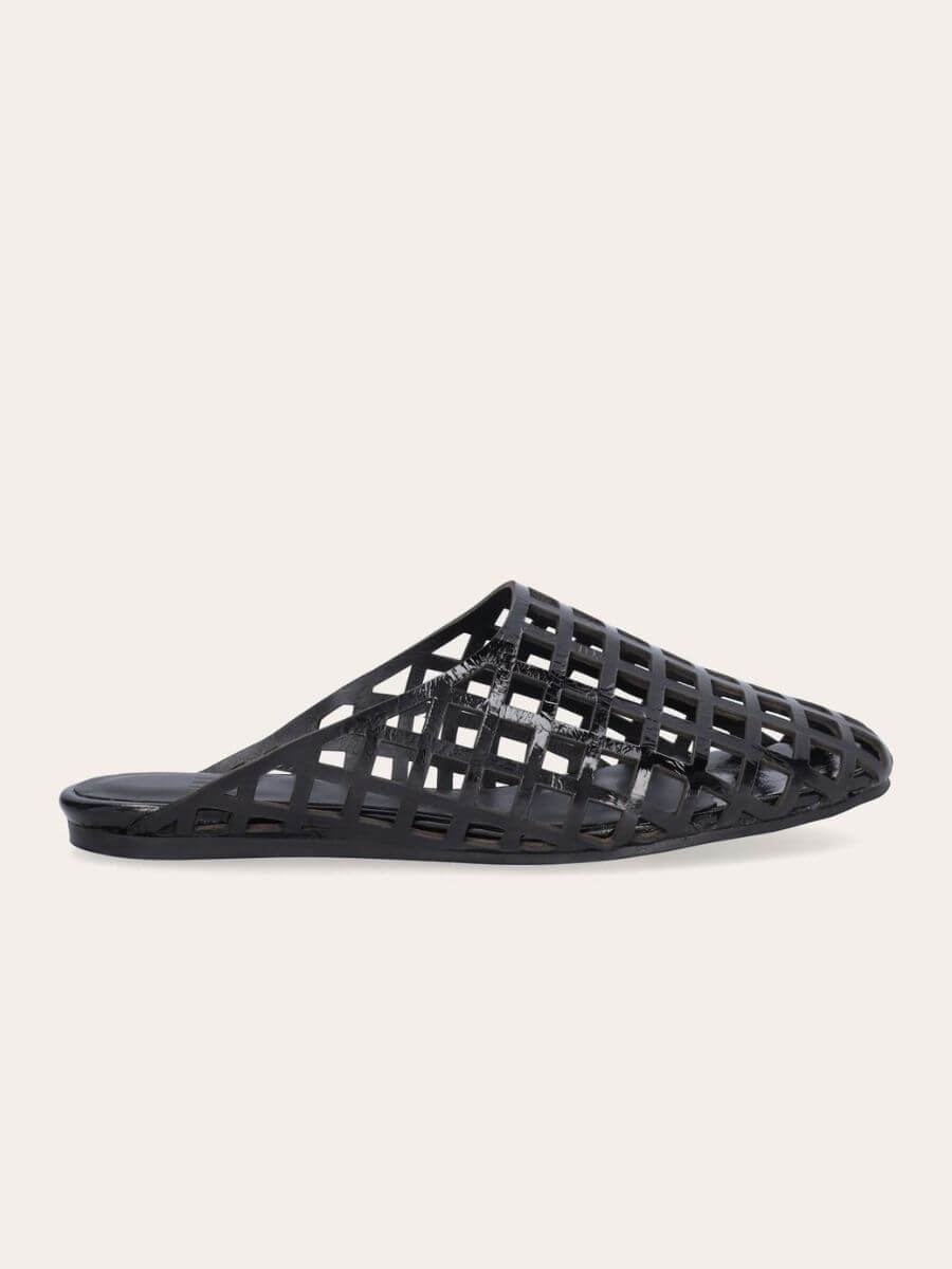 Billi Bi Lattice Sandal - Black