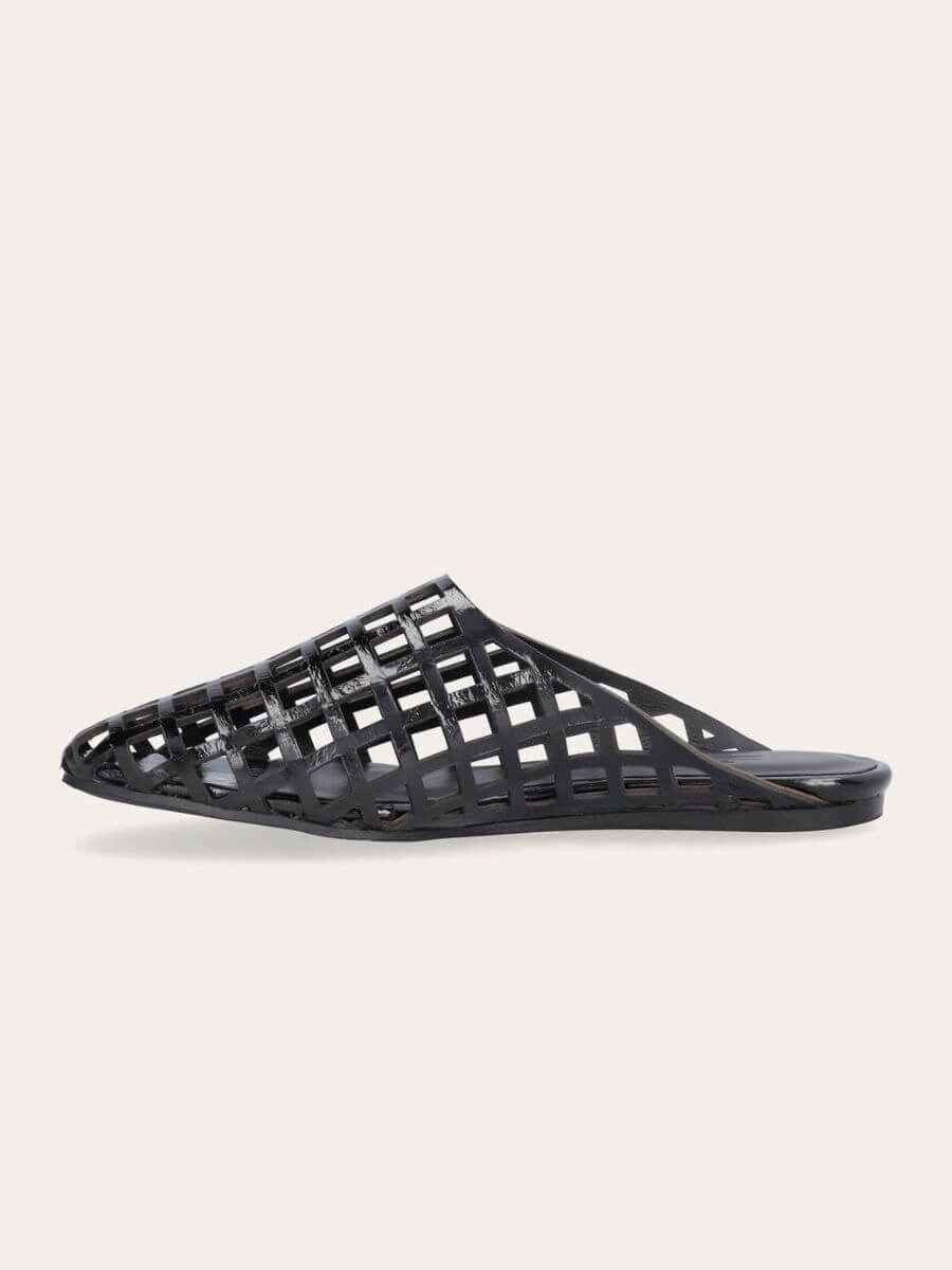 Billi Bi Lattice Sandal - Black