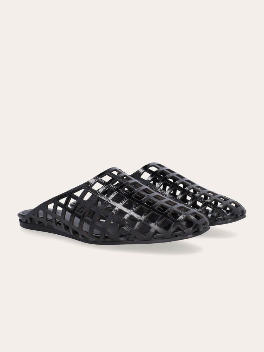 Billi Bi Lattice Sandal - Black
