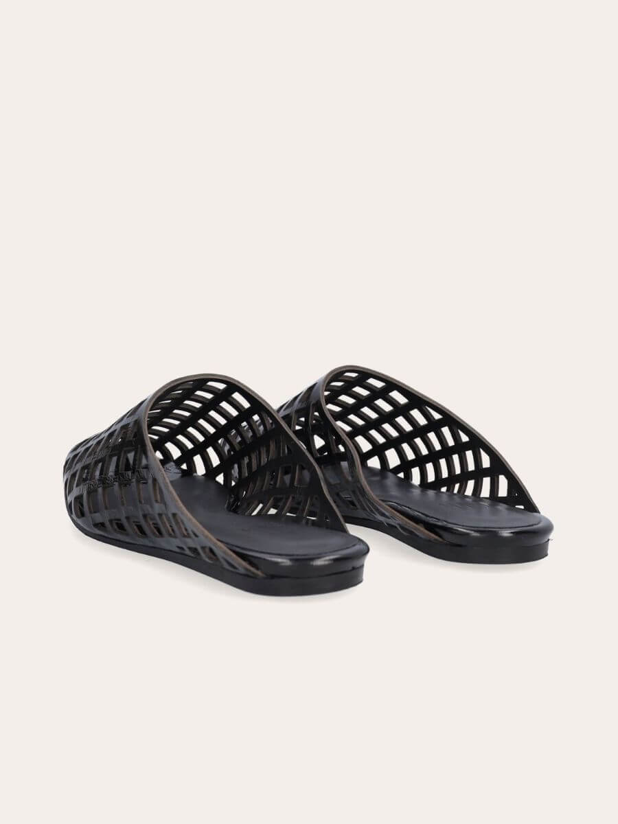 Billi Bi Lattice Sandal - Black
