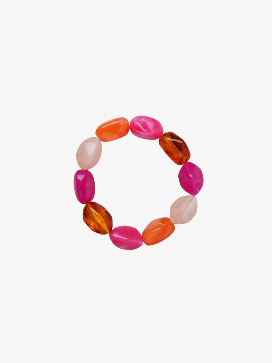 Black Colour - Lyon Bracelet - Pink Multi