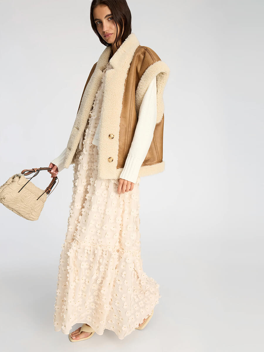 Munthe Bohdana Dress - Creme