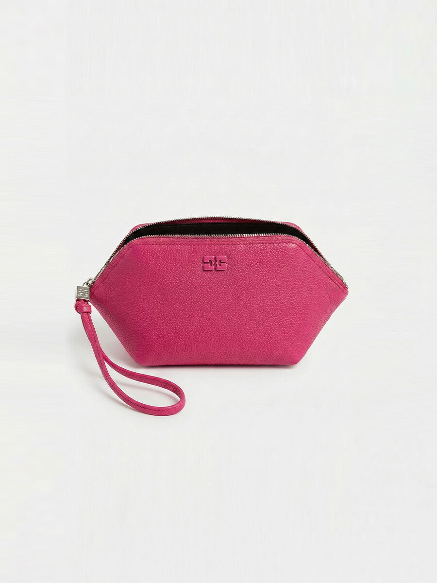 GANNI
Bou Make Up Pouch Grained - Cabaret
