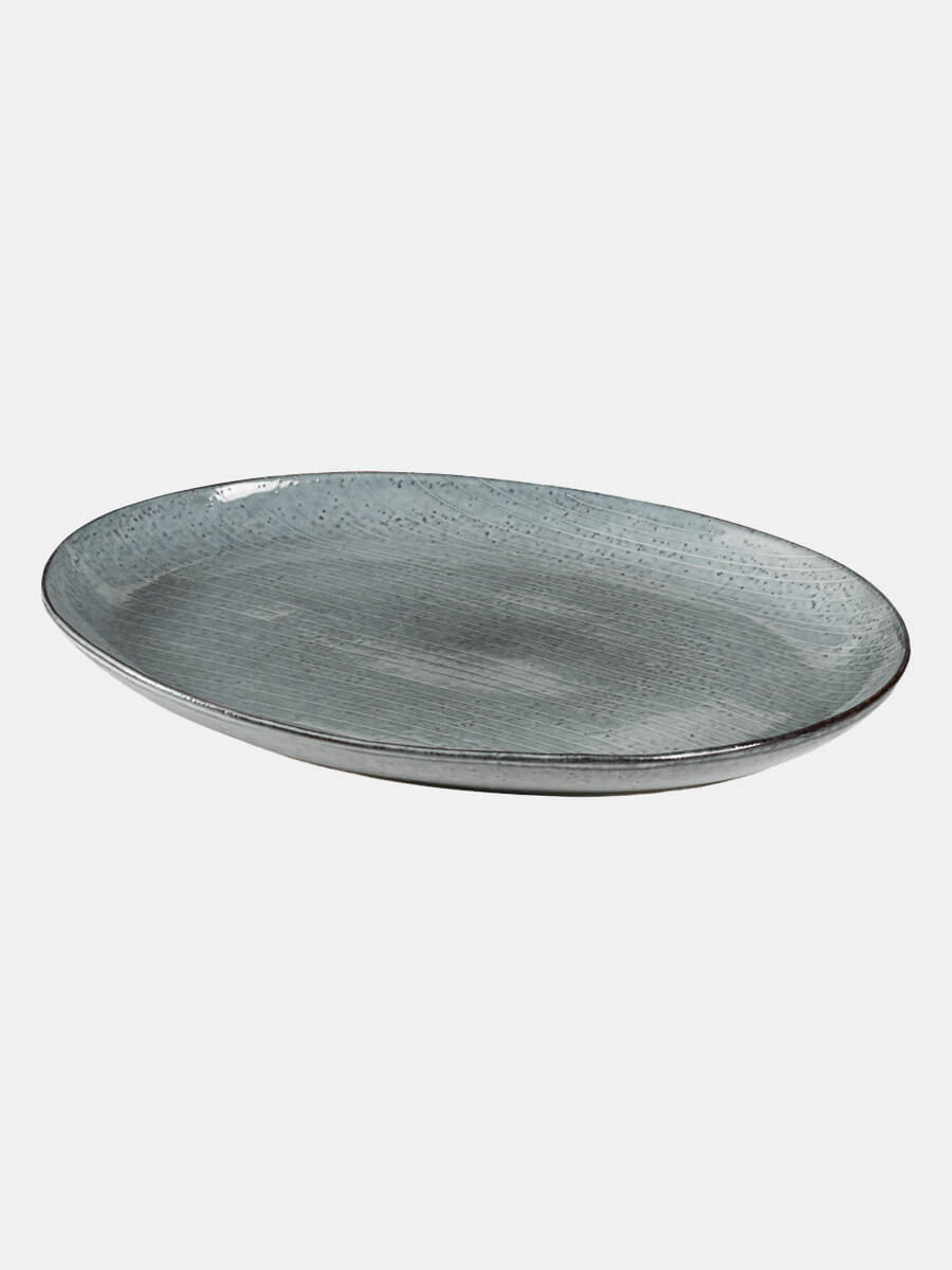 Broste Copenhagen Oval Platter XL - Nordic Sea