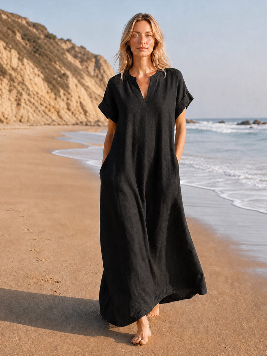 CABANA LIVING
Erantis Kaftan Dress - Black