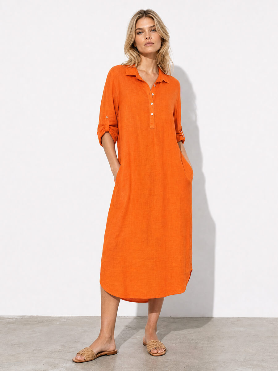 CABANA LIVING Kaftan Dress Orange