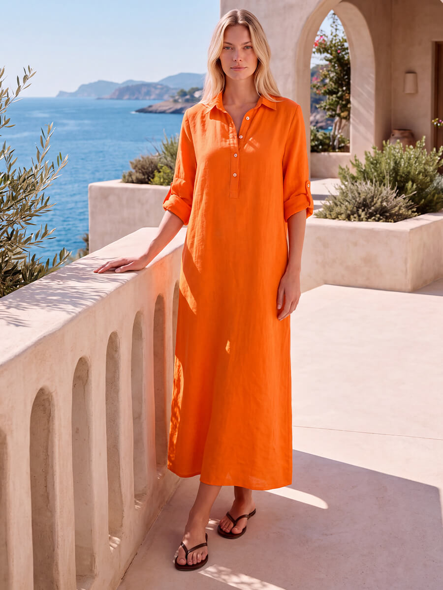Cabana Living - Kaftan Dress - Orange
