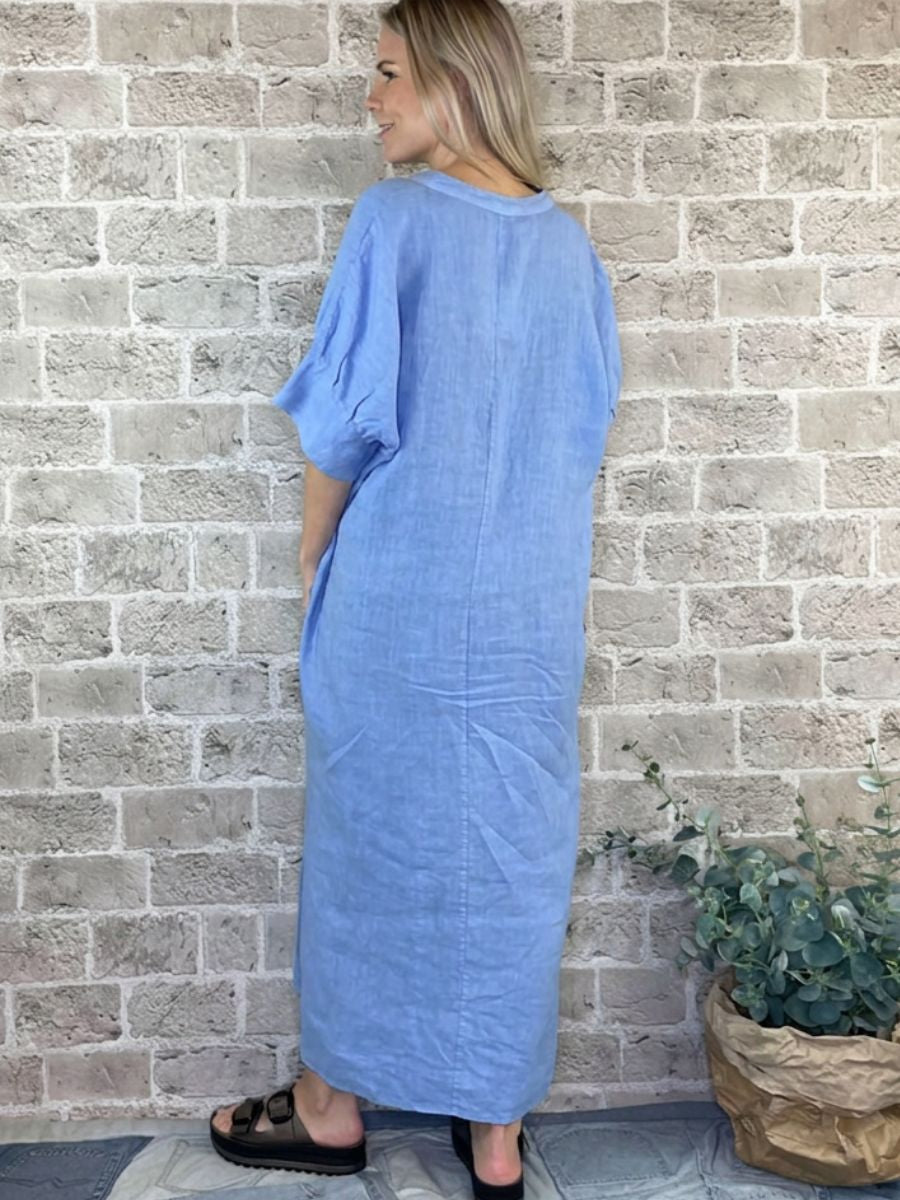 Cabana Living - Erantis Kaftan Dress - Azzurro