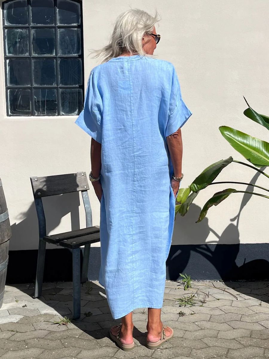 Cabana Living - Erantis Kaftan Dress - Azzurro