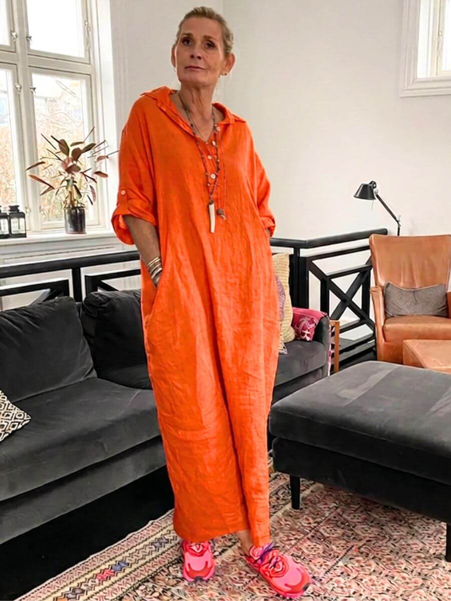 Cabana Living - Kaftan Dress - Orange