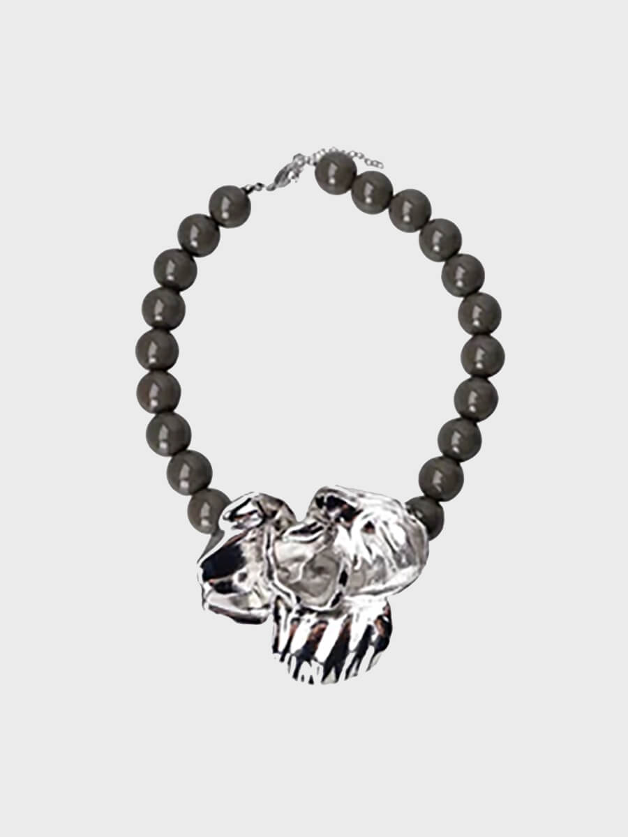 BLACK COLOUR
Castelli Necklace - Asphalt/Silver