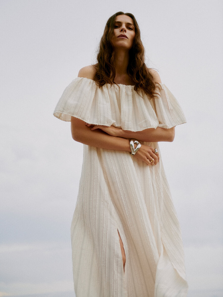 DAY BIRGER ET MIKKELSEN
Chrissi Raw Stripes Dress - Jet Stream