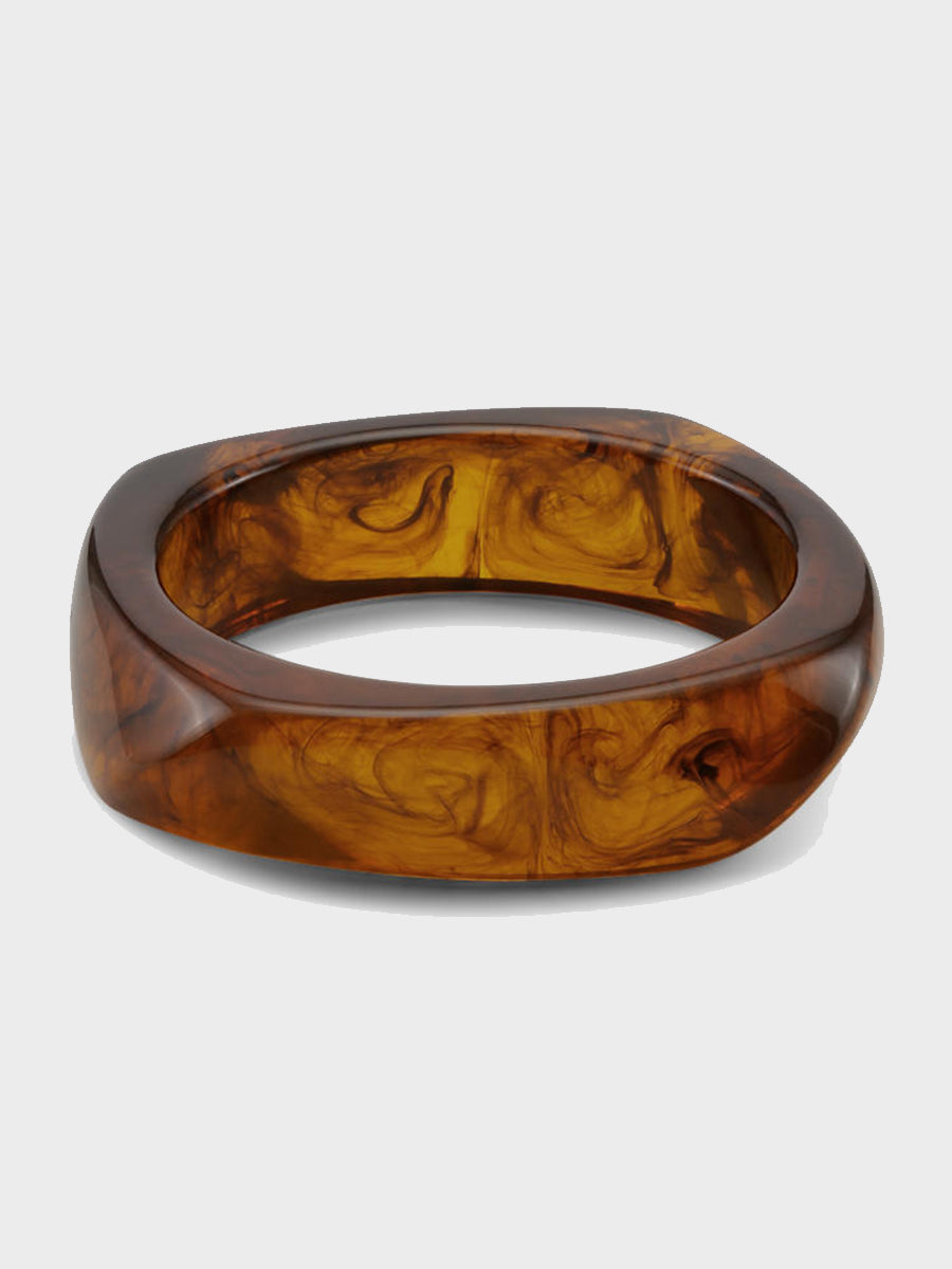 SUI AVA Chunky Bangle - Brown