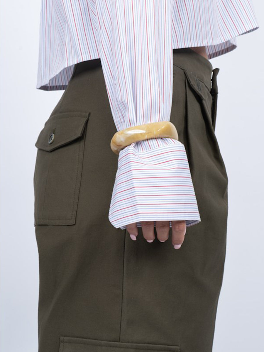 SUI AVA Chunky Bangle - Yellow