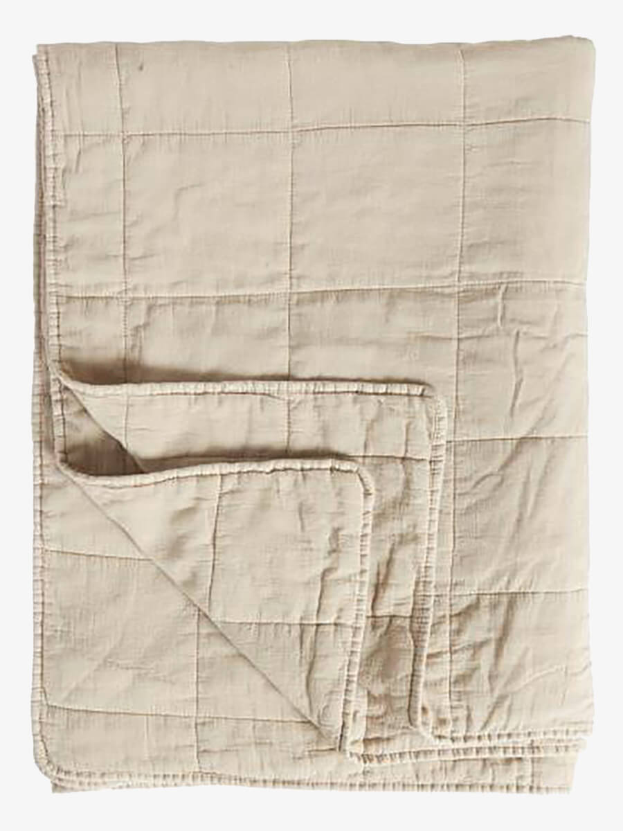Classic Quilt 130 x 180 - Natural